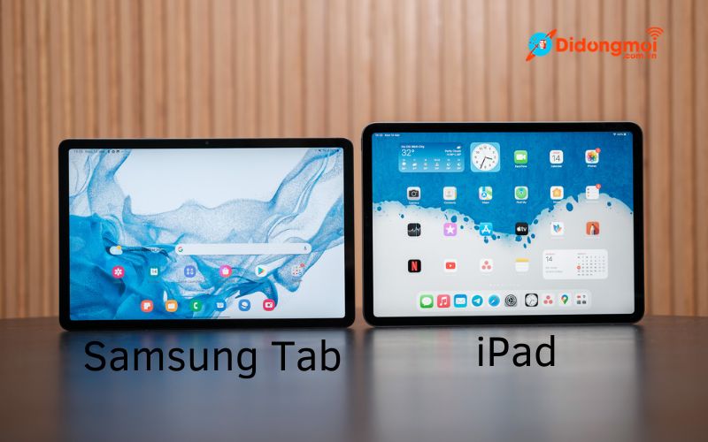 Nên mua iPad hay Samsung Tab?  So sánh iPad và Samsung Tab