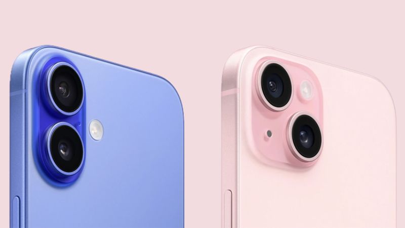 Thiết kế và Màn hình của iPhone 16 cũ và iPhone 15 mới