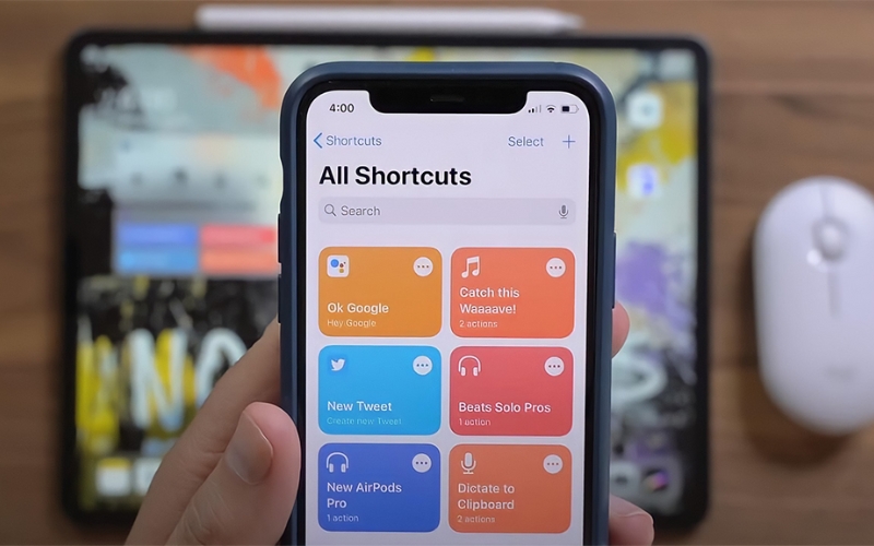 Phím tắt là tính năng dùng để tự động hóa tác vụ trên thiết bị iPhone