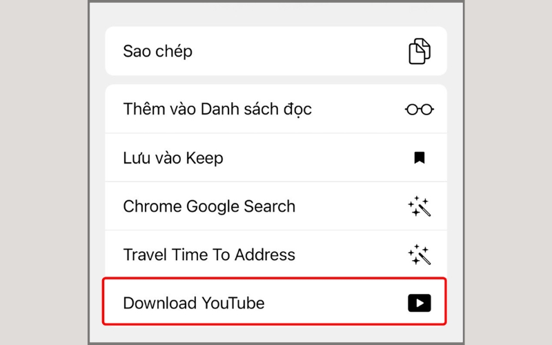 Chọn Download YouTube