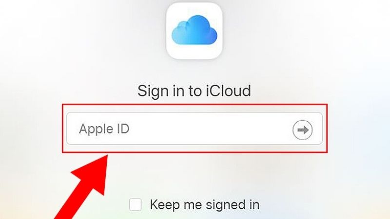 Đăng nhập bằng tài khoản Apple ID