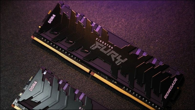 DDR4 RAM thường có 288 chân kết nối, dùng để gắn vào khe cắm chuyên dụng trên bo mạch chủ của máy tính hoặc các thiết bị điện tử