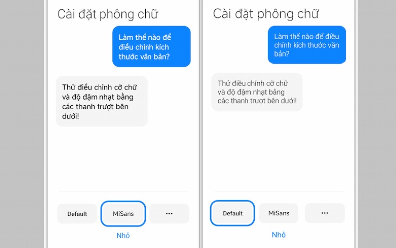 Font chữ MiSans dễ nhìn và thẩm mỹ hơn font chữ cũ trên MIUI 14