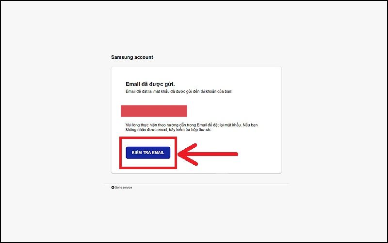 Nhấn Kiểm tra email