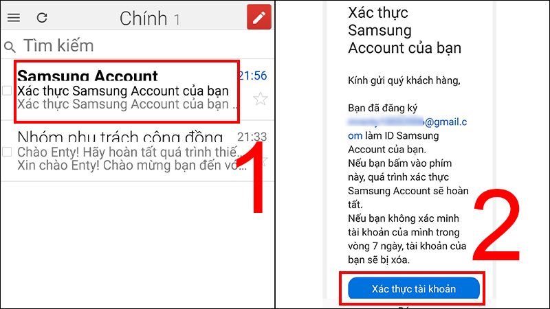Xác thực tài khoản