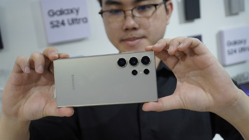 Samsung S24 Ultra màu Xám Titan