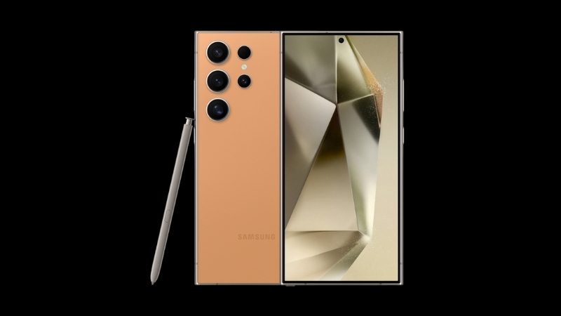 Samsung S24 Ultra màu Cam Titan