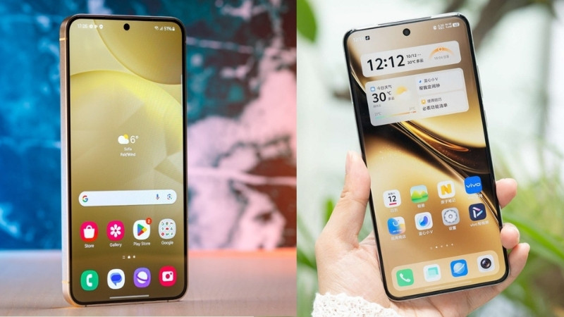 Galaxy S25 trang bị màn hình Dynamic AMOLED 2X, Vivo X200 sở hữu màn hình AMOLED