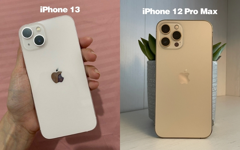 iPhone 12 Pro Max to hon nhung mong hon so voi iPhone 13