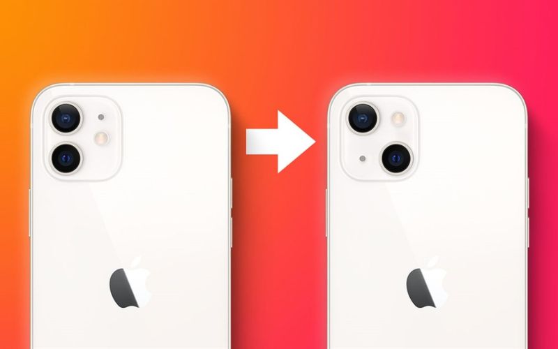 Camera trên điện thoại iPhone 13 được cải tiến so với tiền nhiệm