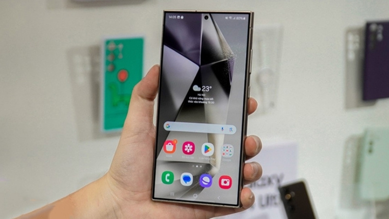 Màn hình S24 Ultra có độ sáng tối đa 2600 nits