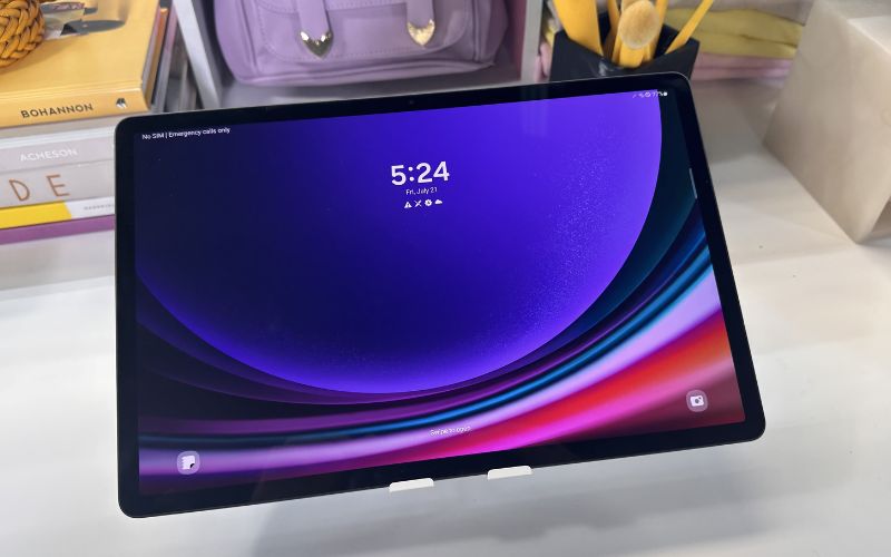 Màn hình Tab S9 hiển thị sắc nét hơn