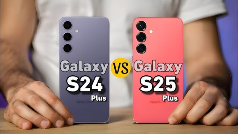 Galaxy S25 Plus và S24 Plus đều có hệ thống ba camera 