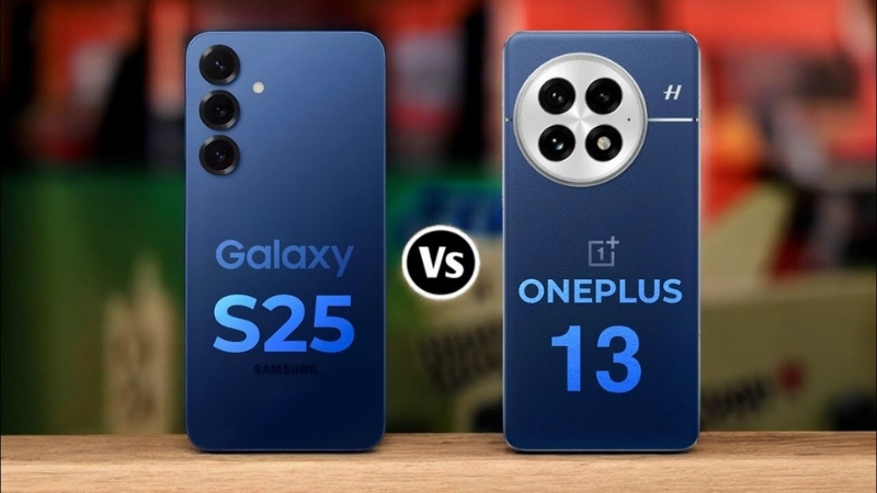 Thiết kế và Màn hình của Samsung S25 vs OnePlus 13