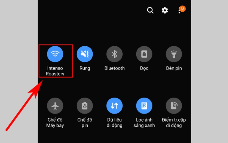 Tắt kết nối Wifi