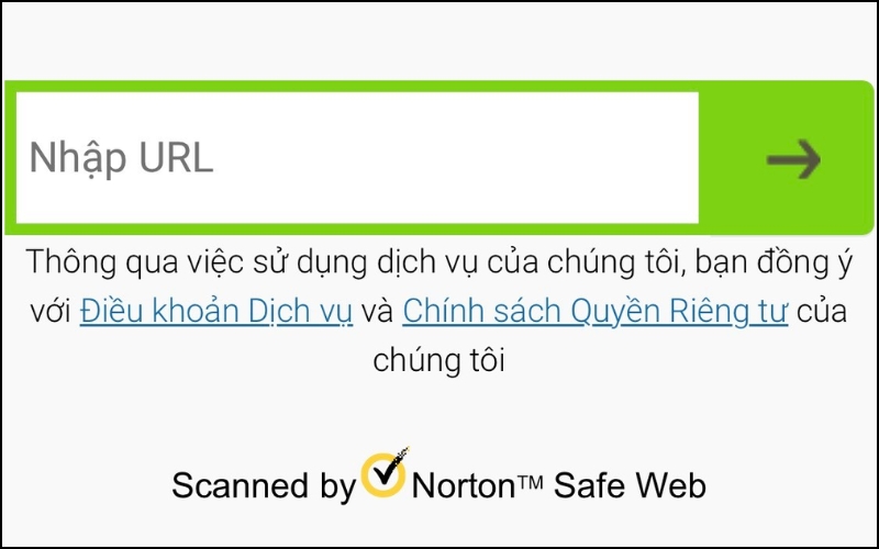 Truy cập vào website