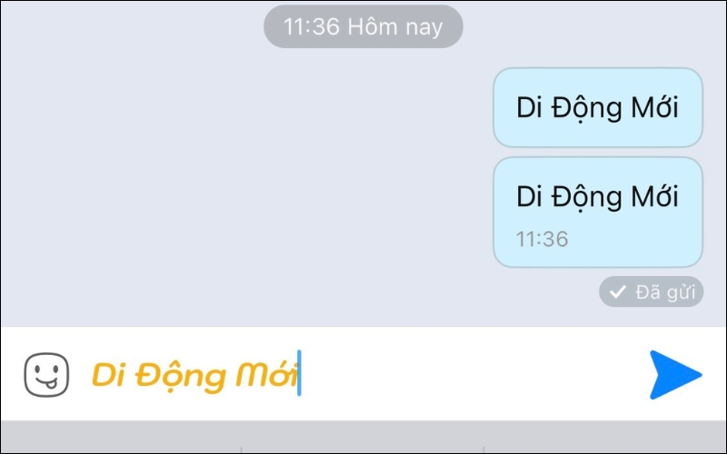 Chọn font chữ mong muốn rồi gửi là xong