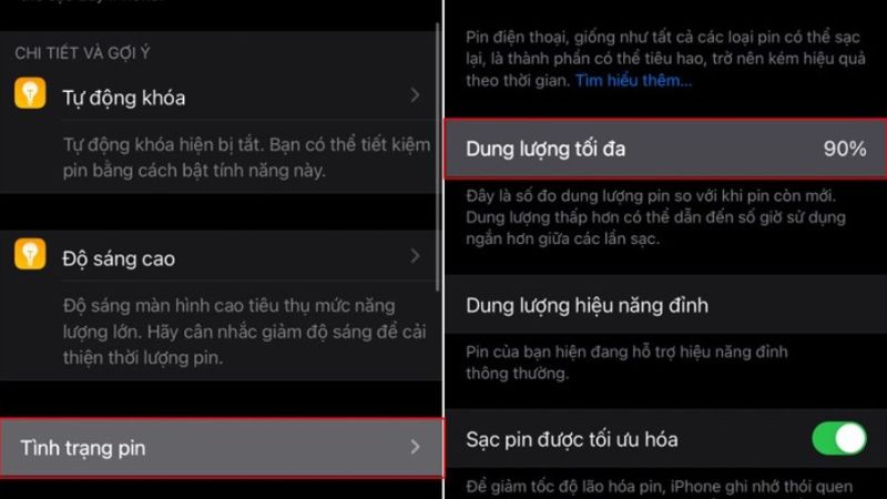 Kiểm tra pin