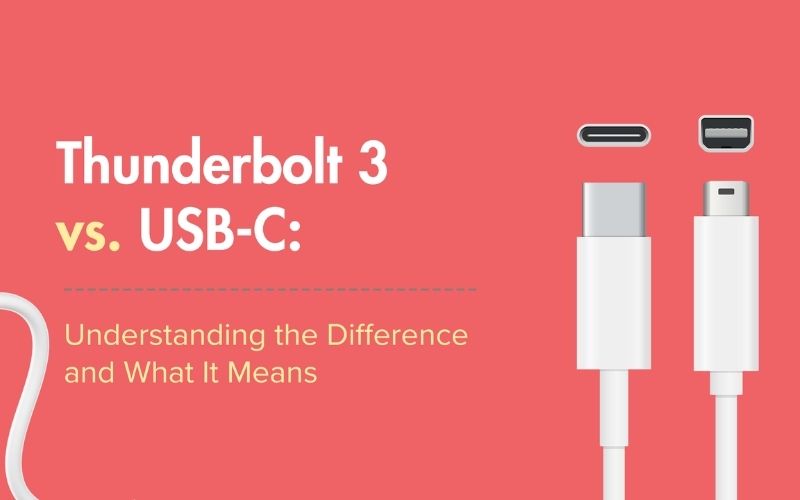 thunderbolt 3 và USB
