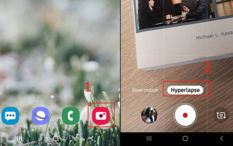 Cách quay video Time - lapse trên Android