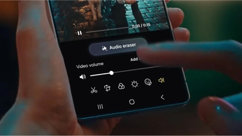 Tính năng Audio Eraser trên Samsung S25