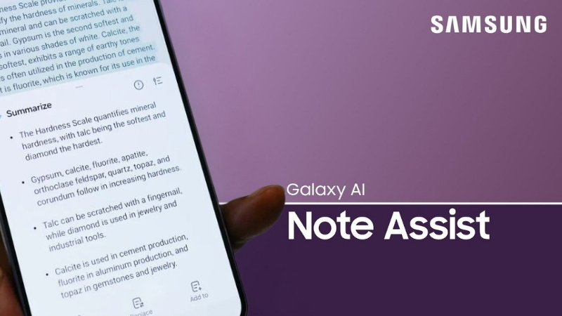 Note Assist  giúp chuyển đổi chữ viết tay thành văn bản điện tử, tóm tắt văn bản dài, kiểm tra lỗi chính tả