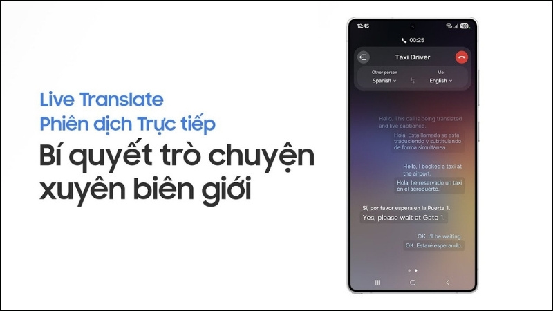 Tính năng phiên dịch cuộc gọi trực tiếp (Live Translate) hỗ trợ đến 20 ngôn ngữ