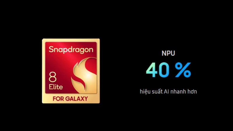 NPU trên Galaxy S25 mạnh mẽ, cho phép xử lý các mô hình AI phức tạp nhanh hơn