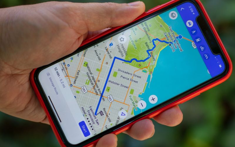 MAPS ME cung cấp chỉ dẫn đường đi chi tiết cho việc lái xe