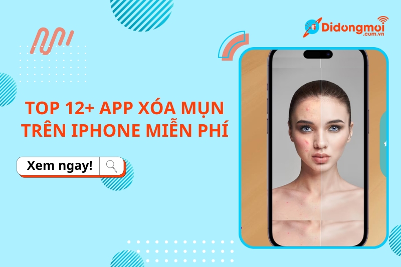 Ứng dụng xóa mụn trên iPhone