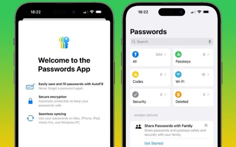 iOS 18 giới thiệu ứng dụng Passwords hoàn toàn mới