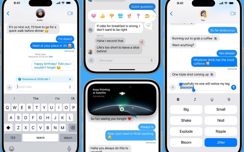 iMessage trên iOS 18 được nâng cấp với nhiều tính năng mới thú vị