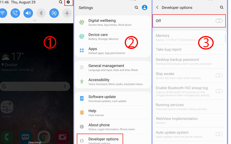 Cách tắt tùy chọn nhà phát triển trên Android