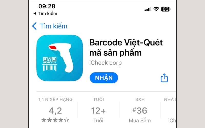 Barcode Việt - Quét mã sản phẩm