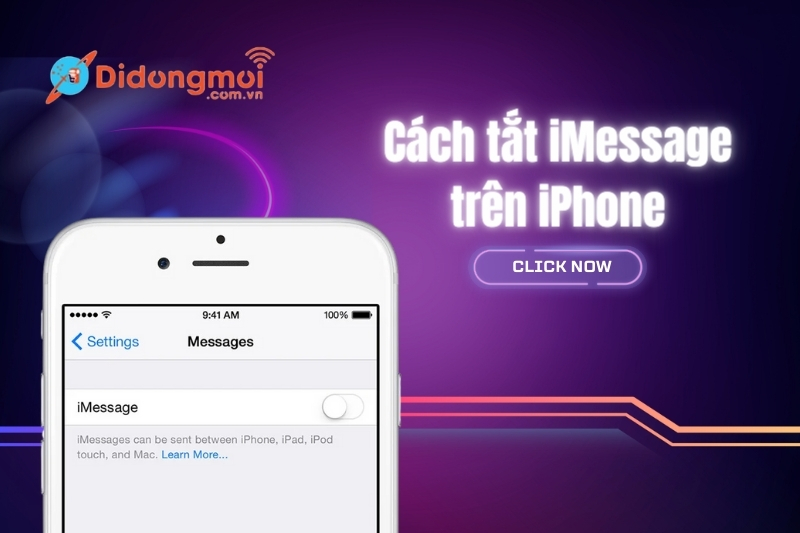 Cách tắt iMessage trên iPhone của bạn đơn giản