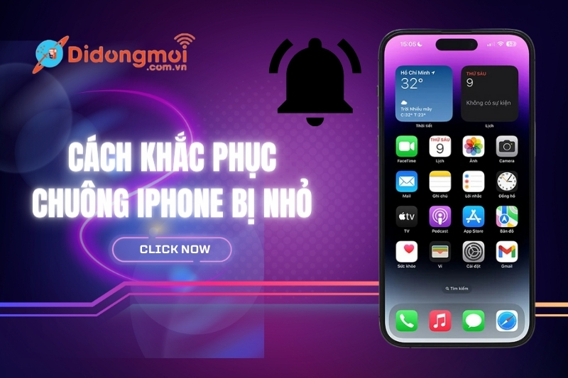 Cách khắc phục chuông iPhone bị nhỏ hiệu quả nhất