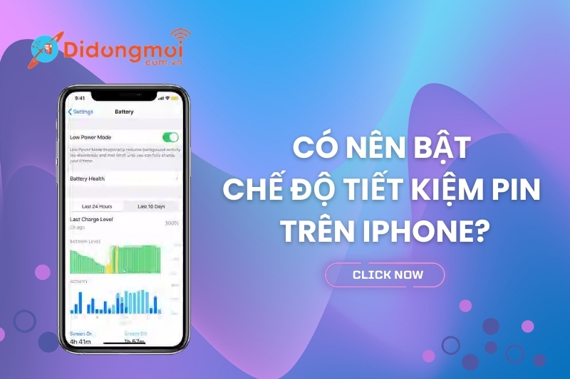 Có nên bật chế độ tiết kiệm pin trên iPhone? Có hại pin không?