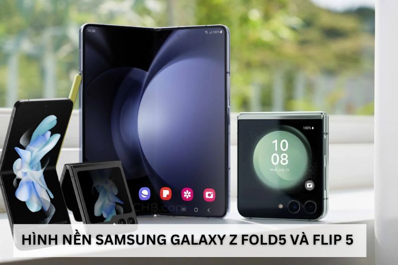 Tải về bộ hình nền Samsung Galaxy Z Fold5, Z Flip5 siêu đẹp