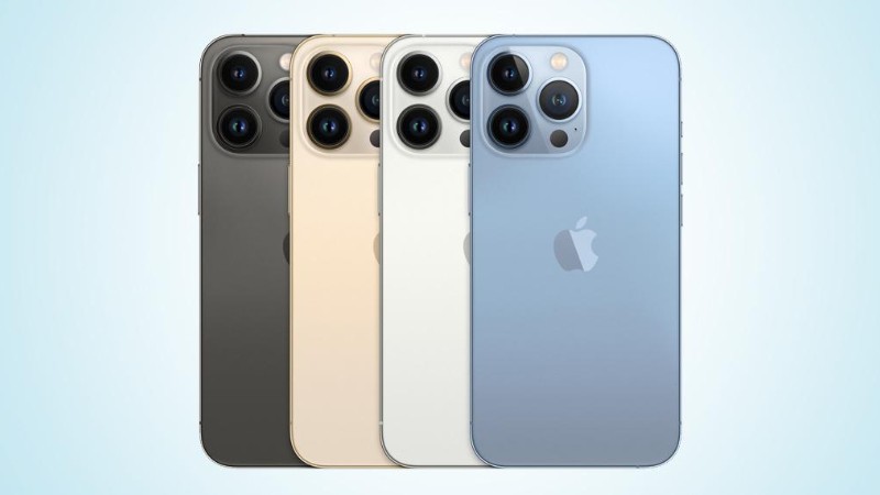 iPhone 13 Pro có các màu Xám Graphite, Vàng Gold, Bạc Silver, Xanh Sierra