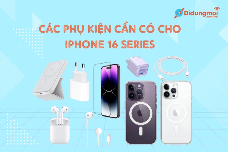 phụ kiện cho iphone 16 series