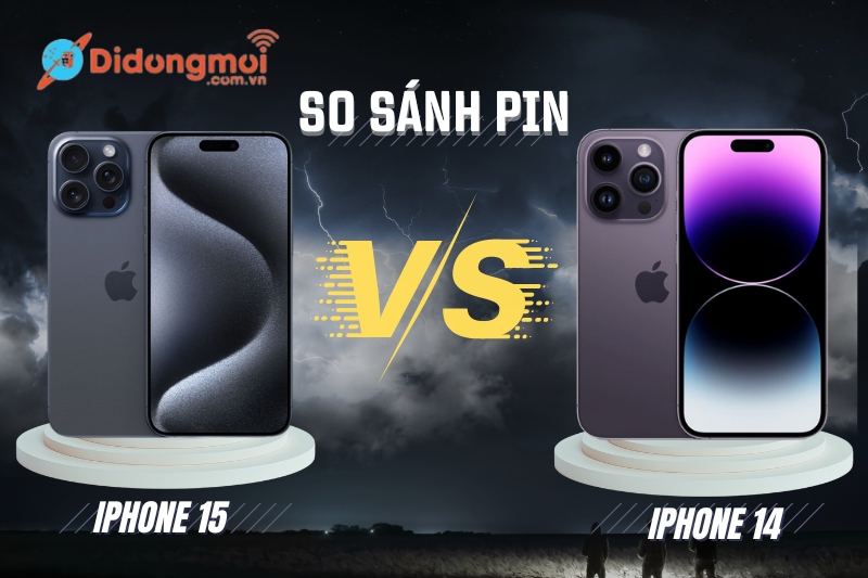 So sánh pin iPhone 15 và iPhone 14: Mẫu nào pin trâu hơn?