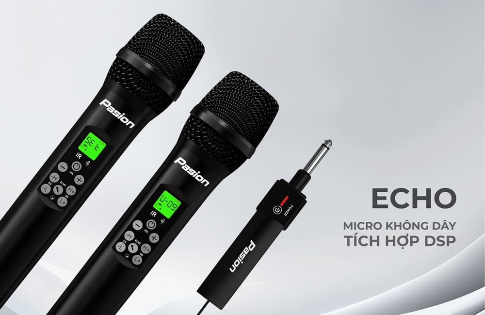 Micro không dây Pasion Echo Chính hãng giá rẻ, sẵn hàng