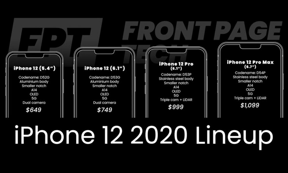 Tiết lộ mức giá ấn tượng cho iPhone 12 5G series: Giá thấp hơn cả iPhone 11