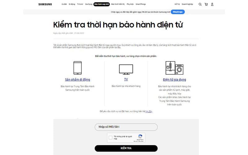 Có nên mua điện thoại Samsung đã được kích hoạt bảo hành online không