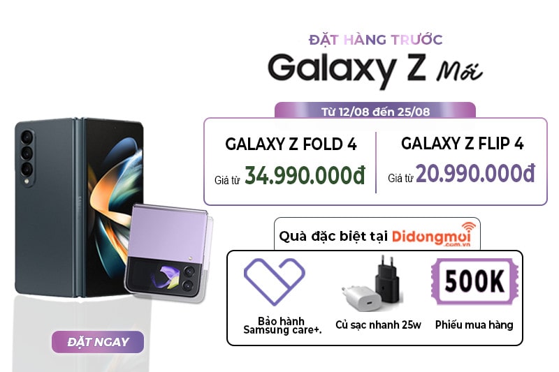 Đặt hàng Samsung Galaxy Z Mới với giá chỉ từ 20,9 triệu