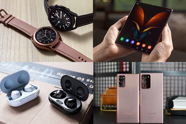 Samsung năm 2020: Galaxy S20, Note 20, Buds Live, Z Fold 2, Watch 3 và hơn thế nữa